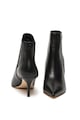 GUESS Botine Chelsea de piele cu varf ascutit si toc kitten Femei