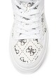 GUESS Középmagas szárú műbőr sneaker logómintával női