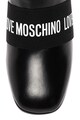 Love Moschino Кожени боти с масивен ток Жени