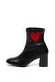 Love Moschino Botine de piele ecologica cu toc masiv Femei