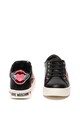 Love Moschino Bőr sneaker foltrátétekkel női