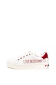 Love Moschino Bőr sneaker gyöngyös logóval női