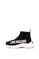 Love Moschino Pantofi sport slip-on cu logo Femei