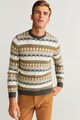 Mango Geode mintás pulóver férfi