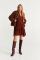 Mango Palton din blana shearling sintetica Rita Femei