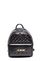 Love Moschino Rucsac de piele ecologica, cu aspect matlasat si logo metalic Femei