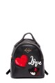 Love Moschino Rucsac mic de piele ecologica, cu diverse detalii Femei