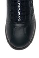 Emporio Armani Pantofi sport de piele cu logo Barbati