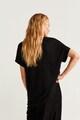 Mango Tricou de in, cu decolteu in V Vigo Femei