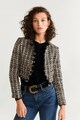 Mango Legend crop tweed dzseki női