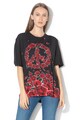 Love Moschino Tricou din amestec de modal, cu imprimeu floral Femei