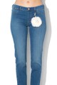 Love Moschino Jeggings slim fit cu accesoriu detasabil de blana Femei