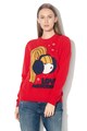 Love Moschino Pulover din amestec de lana, cu imprimeu grafic Femei