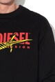 Diesel Bluza sport cu imprimeu logo Felpa Barbati