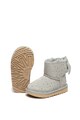 UGG Cizme impermeabile din piele intoarsa, cu aplicatie cu funda Mini Bailey Fete