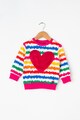 Agatha Ruiz de la Prada Bluza sport cu aplicatie pufoasa in forma de inima Doodles Fete