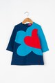 Agatha Ruiz de la Prada Rochie cu croiala in A si captuseala de fleece Doodles Fete