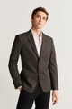 Mango Sacou slim fit cu model houndstooth Patagalo Barbati