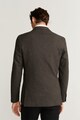 Mango Sacou slim fit cu model houndstooth Patagalo Barbati