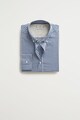 Mango Camasa slim fit cu model gingham Vichy Barbati