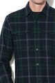 Jack & Jones Camasa comfort fit, din flanel, cu model in caroruri Spencer Barbati