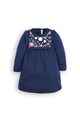 JoJo Maman Bebe Rochie din jerseu cu broderii florale Fete