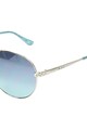 GUESS Ochelari de soare aviator, cu accente metalice Femei