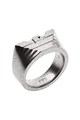 Emporio Armani Стоманен пръстен с лого Мъже