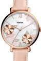 Fossil Ceas rotund cu cadran cu model floral Femei