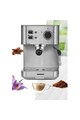 Heinner Espressor  , 20 bar, 1050 W, 1.5 L, filtru dublu din inox, plita calda, Inox Femei