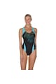 Speedo Costum inot  Boom Placement Racebreak, Negru/Albastru Femei