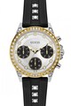 GUESS Chrono Watch With Silicone Strap női