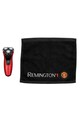 Remington Aparat ras  PR1355 Power Series Aqua Manchester United Edition, Lame otel inoxidabil, 3 capete pivotante, Wet & Dry, Cap ComfortPivot, ComfortTrim, Indicator LED, Rosu/Negru Barbati