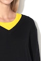 Esprit Finomkötött pulóver gombos hasítékkal női