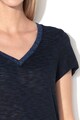 Esprit V-nyakú póló csillámos részletekkel női