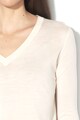 Stefanel Szűzgyapjú finomkötött pulóver v-nyakkivágással női