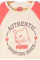 Puma Tricou alb unt cu roz Baieti