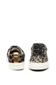 Ted Baker Pantofi sport din piele cu par scurt si animal print Lephie Femei