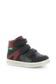 Kickers kids Pantofi sport mid-high de piele ecologica Baieti