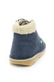 Kickers kids Bocanci de piele intoarsa, cu captuseala de blana shearling sinteitca Fete