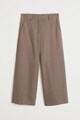 Mango Pantaloni culotte cu model houndstooth Bermu Femei