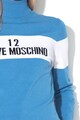Love Moschino Пуловер с поло и щампа Жени