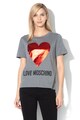 Love Moschino Logómintás póló c női