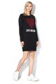 Love Moschino Logómintás pulóverruha női
