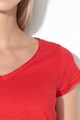 Sisley Modaltartalmú V-nyakú póló női