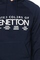 United Colors of Benetton Hanorac cu imprimeu logo cauciucat Barbati