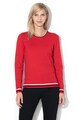 Sisley Bluza din tricot fin, cu garnituri contrastante Femei