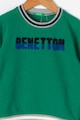 United Colors of Benetton Bluza sport cu aplicatie logo Baieti