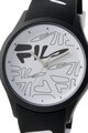 Fila Ceas quartz cu o curea de silicon si cadran cu logo Barbati