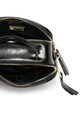 Versace Jeans Couture Geanta crossbody de piele ecologica, cu aplicatie metalica cu logo Femei